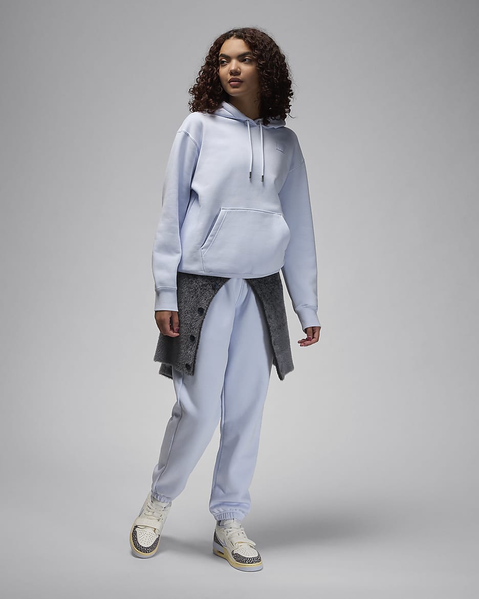 Jordan Flight Fleece Women s Satin Lined Pullover Hoodie